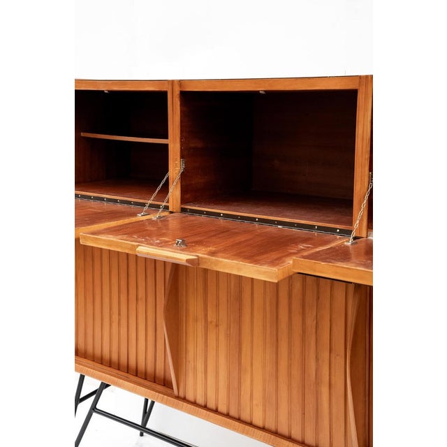 1950s Vintage Sideboard in Ash, 1950s For Sale - Image 5 of 18