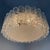 Mid-Century Modern Vintage German Ice Glass Ceiling Lamp from Doria Leuchten, Germany, 1970s For Sale - Image 3 of 18