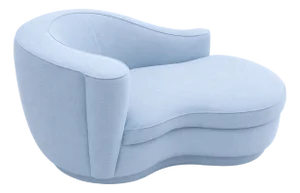 Vladimir Kagan Style Chaise Lounge Post Modern