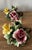 Green Mid 20th Century Italian Capodimonte Ceramic Flower Candlestick Holders With Finger Loops-Set of 2 For Sale - Image 8 of 11