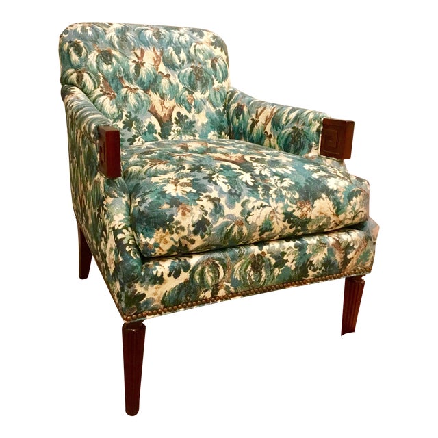 Hickory Chair Transitional Botanical Gregory Lounge Chair Chairish