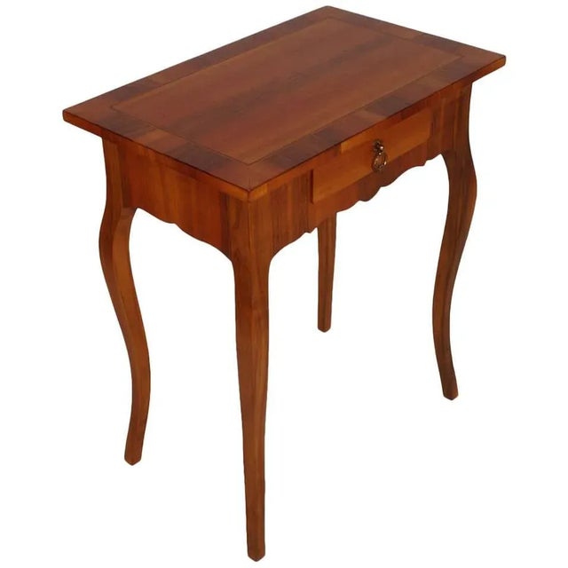 1920s Mid-Century Walnut Nightstand, 1940s For Sale - Image 5 of 5