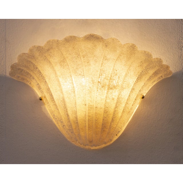 1990s Fan-Shaped Wall Light in Alabaster Scavo with Grit, Italy, 1990s For Sale - Image 5 of 12