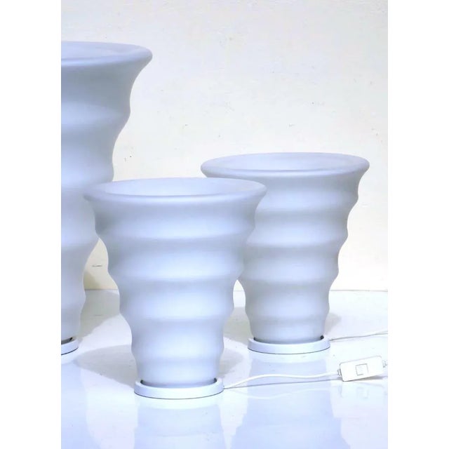 Italian Murano Glass Table Lamps, Set of 3 For Sale - Image 3 of 8