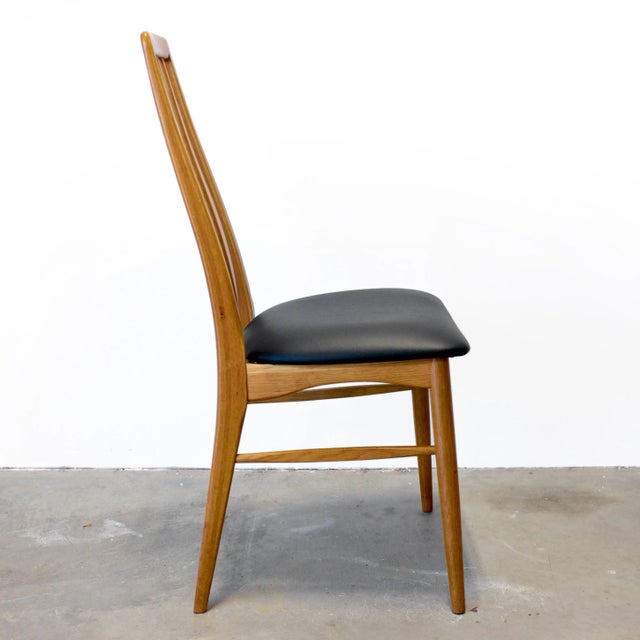 Koefoed Hornslet "Eva" Oak Dining Chairs Designed by Niels Koefoed For Sale - Image 10 of 11