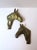 Horse Head Bust Wall Sculptures, Pair, Circa Mid-20th Century For Sale - Image 10 of 10