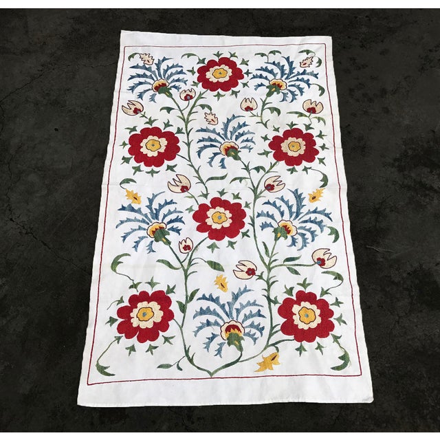 Famous 16th Century Vintage Design Table Runner Silk and Cotton Fabric