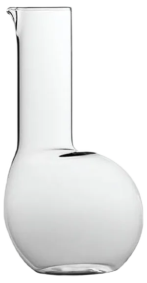 Dudù High Carafe in Transparent Smooth Blown Glass by Matteo Cibic for Paola C., 2018