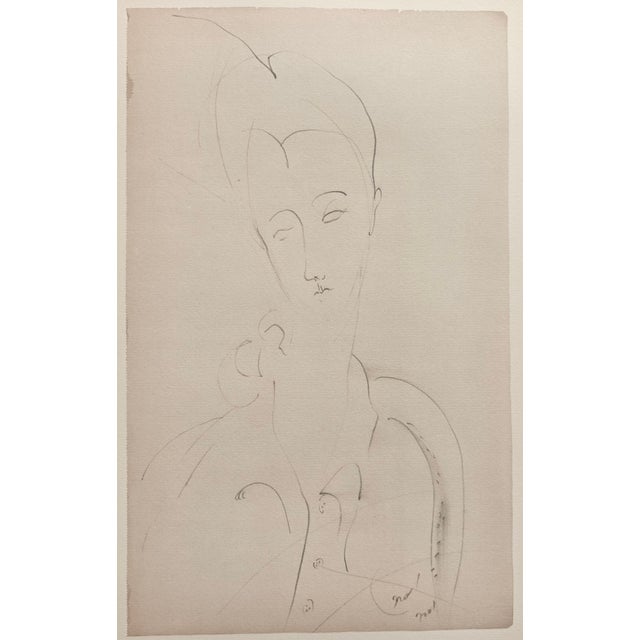 A. Modigliani, Lunia, Lithograph For Sale