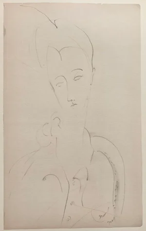 A. Modigliani, Lunia, Lithograph