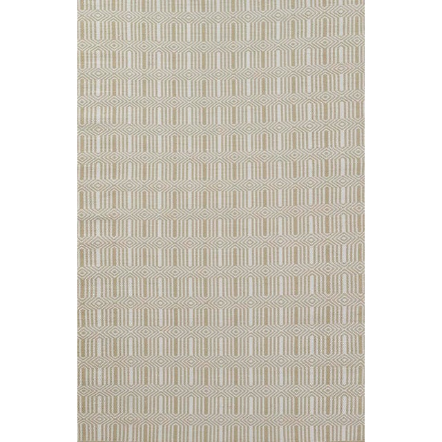 Erin Gates by Momeni River Holden Beige Hand Woven Indoor Outdoor Rug 5' X 7'6" For Sale