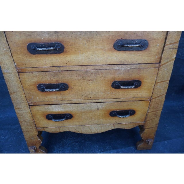 1920s 1920s Original Monterey a-Frame Dresser, Rare Form For Sale - Image 5 of 8