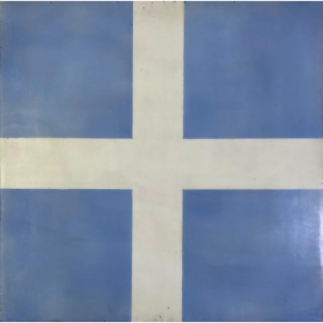 Large Encaustic Installation by Gina Cochran - "Hello and Welcome!" - 25 Panels For Sale - Image 10 of 18