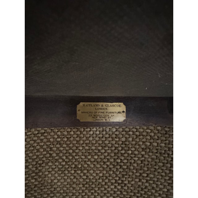 1970s Pair of Maitland Smith Ball and Claw Feet Design Wooden Dining Chairs For Sale - Image 9 of 9