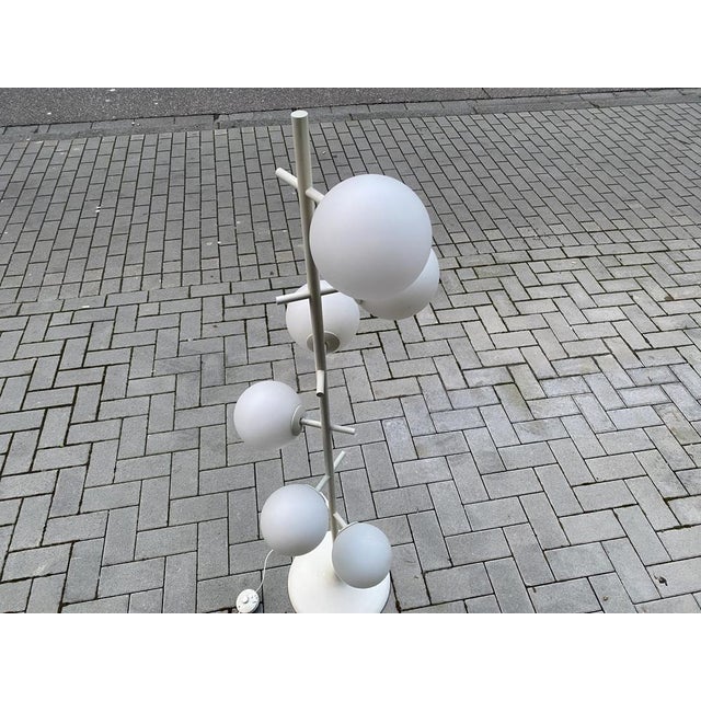 Swiss White Atomic Floor Lamp by E. R. Nele for Temde, 1960s For Sale - Image 12 of 18