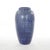 Pair Antique Roseville Art Pottery Floral Embossed Vases With Mottled Blue Glaze For Sale - Image 6 of 6