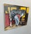 Canary Yellow Original Oil Painting of Irish Draught Horse in Stable by Jan Gordon Brown, 2014 For Sale - Image 8 of 12