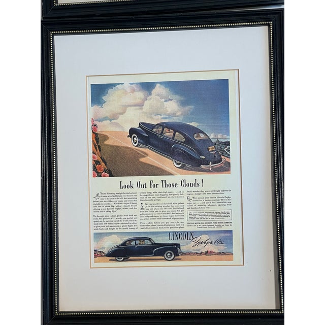 Mid-Century Modern Vintage Polychrome Advertising Posters Auto Moto, Coca Cola - Set of 4 For Sale - Image 3 of 5