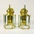 Metal 1980s Vintage Hollywood Regency Federal Brass Lantern Style Wall Sconces - A Pair For Sale - Image 7 of 14