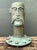 Late 20th Century Vintage Steampunk Patinated Resin Bust of Man For Sale - Image 5 of 14