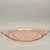 Glass “Vintage Pink Depression Glass Handled Cake Plate in Jeanette Glass “Doric” Pattern” For Sale - Image 7 of 10