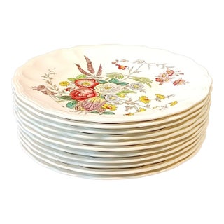 Early 20th Century Bundle of Spode Gainborough S245 Dinner Plates- Set of 11 For Sale