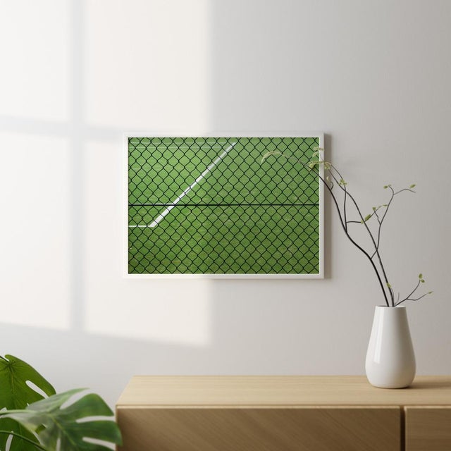 Contemporary Kimberly Poppe, Tennis Court in Australia, Art Print For Sale - Image 3 of 4