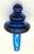 Offered is a vintage mid 20th Century cobalt blue decanter bottle stopper. Its origin is unknown, although it is likely...