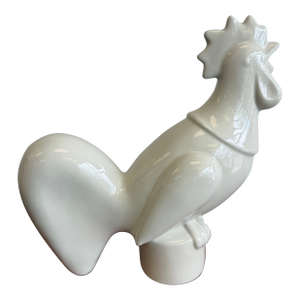 1940’s Waylande Gregory Art Deco Glazed Ceramic Rooster Sculpture