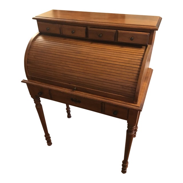 Early American Tell City Chair Company RollTop Secretary Desk Chairish