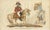 Hollywood Regency Richard Evans, The Prince Regent on a Leopard Skin Saddlecloth with the Royal Standard, 1815, Engraving For Sale - Image 3 of 8