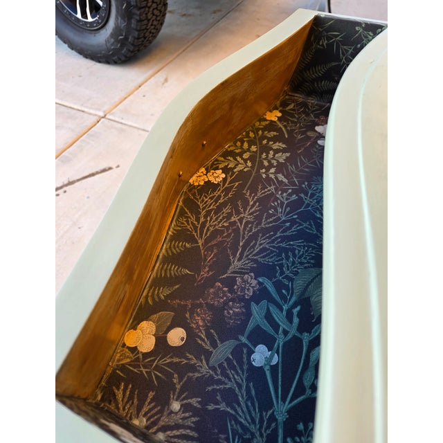 Celadon ✨ One-of-a-Kind Hand-Finished Accent Chest of Drawers ✨ For Sale - Image 8 of 11