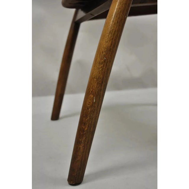 Wood Mid 20th Century Mid Century Modern Cane James Mont King Cole Style Bentwood Armchairs - A Pair For Sale - Image 7 of 11