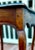 Wood Antique Tiger Oak Table With Scalloped Apron For Sale - Image 7 of 11