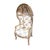 Elegant and full of character, this vintage European balloon chair commands attention with its tall, sculptural form and...