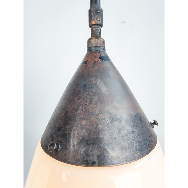 Bauhaus Conical Teardrop Pendant Light from Siemens & Schuckert, 1890s For Sale - Image 6 of 9