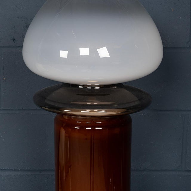 2000 - 2009 Vintage Italian Hand-Blown Glass Lamp, 2000 For Sale - Image 5 of 10