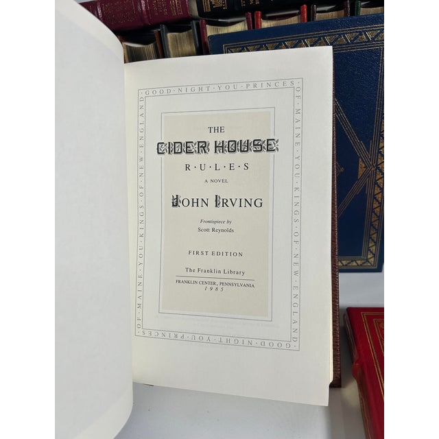 1980s Vintage Franklin Library, Signed First Edition Society Collection, Leather Books - 26 Pieces. For Sale - Image 11 of 12