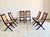 The chairs are all solid and stable, the Vienna straw seat is intact in all.