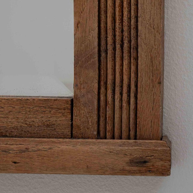 Wood 19th Century France Amber Wood Mirror For Sale - Image 7 of 8