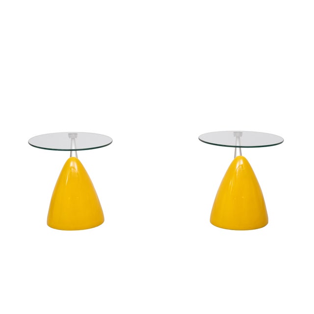 Space Ace Bullet Side Tables, Italy, 1980s, Set of 2 For Sale - Image 6 of 9