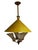 Italian Yellow and Brass Pendant, 1950s For Sale - Image 11 of 11