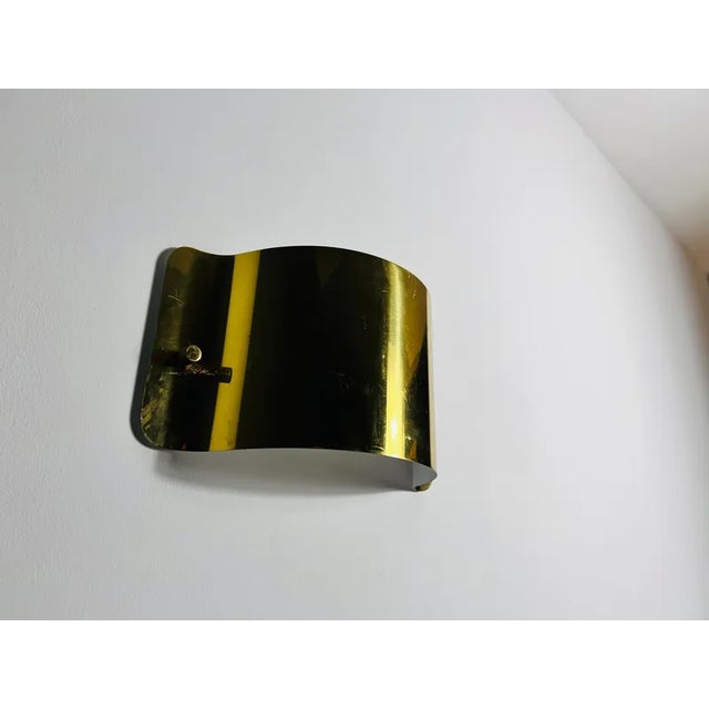 Mid-Century Modern Brass Wall Lamp, Italy, 1960s For Sale - Image 9 of 11