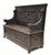 English Monks Bench in Carved Oak, 1880 For Sale