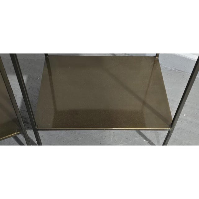 1930s French Bronzed Side Tables, 1930, Set of 2 For Sale - Image 5 of 10
