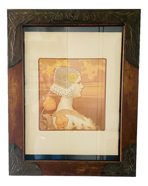 Paul Berthon, Queen Wilhelmine, 1901, Lithograph