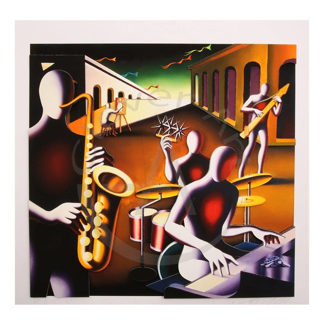 Mark Kostabi, Metaphysical Harmony, 3D Construction on Paper, 2000s For Sale