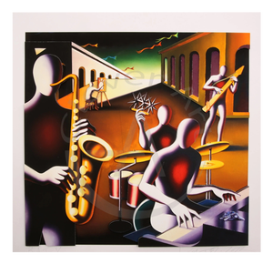 Mark Kostabi, Metaphysical Harmony, 3D Construction on Paper, 2000s