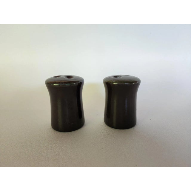 1970's Franciscan Madeira Salt and Pepper Shakers- a Pair For Sale - Image 4 of 4
