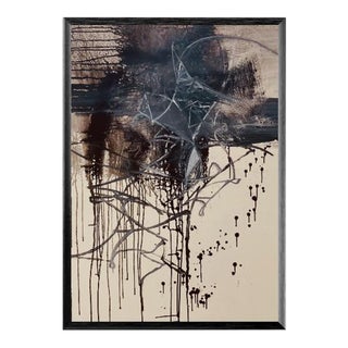 Abstract Action Painting (Print) For Sale